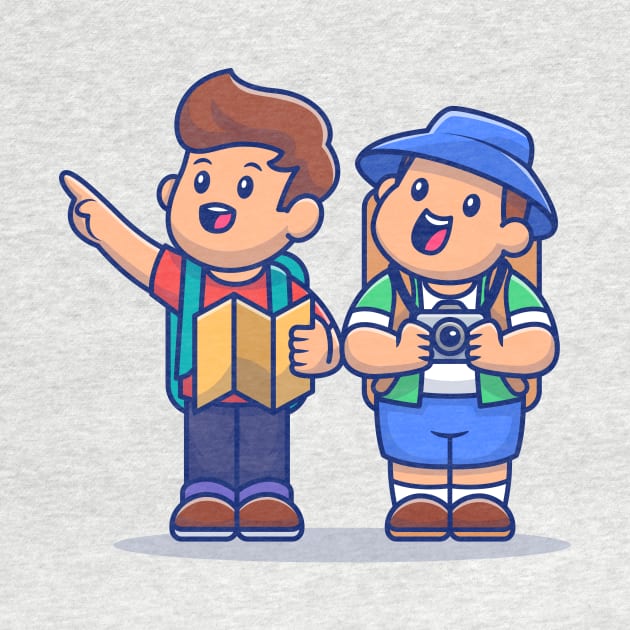 Cute Tour Guide And Tourist by Catalyst Labs